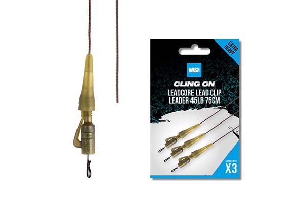 Ready Tied Leadcore Leader - Lead clip