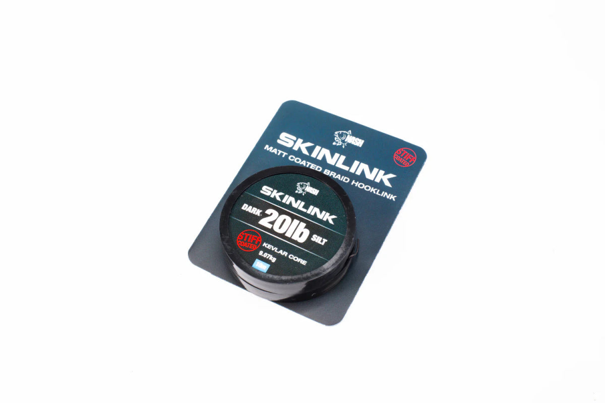 Nash Tackle Skinlink Stiff - Silt - 10m - KarperCentrale