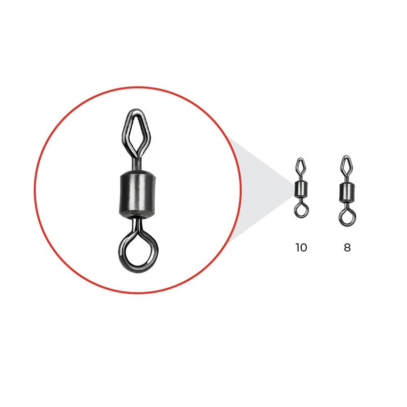 Connex Mixed-Eye Feeder Swivels