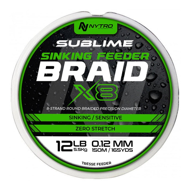 Sublime X8 Sinking Feeder Braid