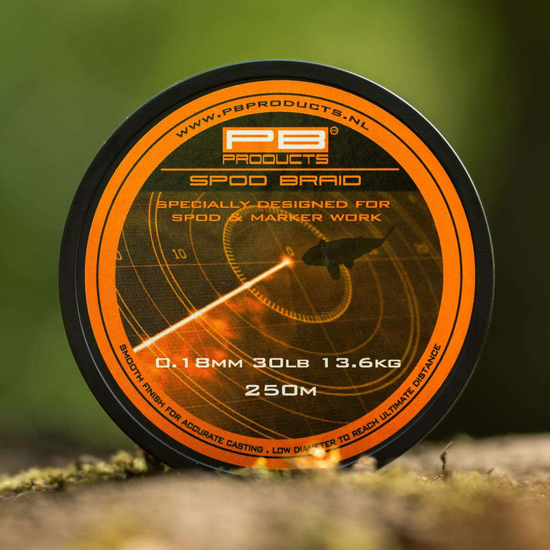 Spod Braid - 0.18mm - 30LB - 250m - Fluo Oranje