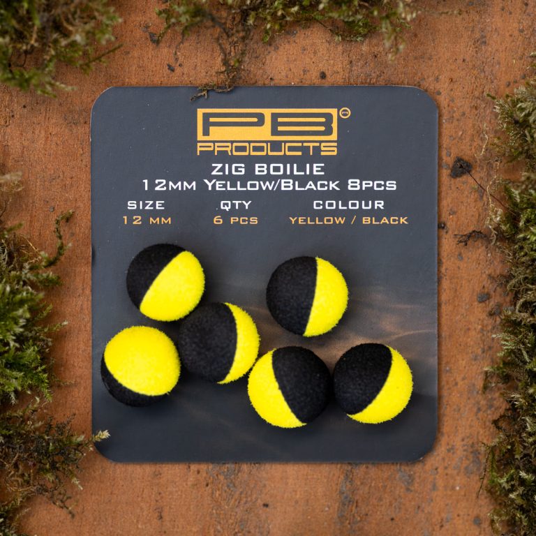 PB Products Zig Boilie - Geel/Zwart - KarperCentrale