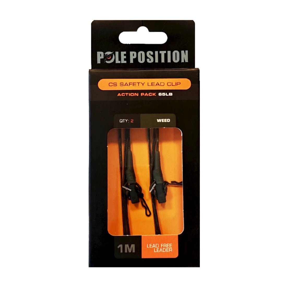 Pole Position CS Safety Lead Clip Action Pack - Silt - KarperCentrale