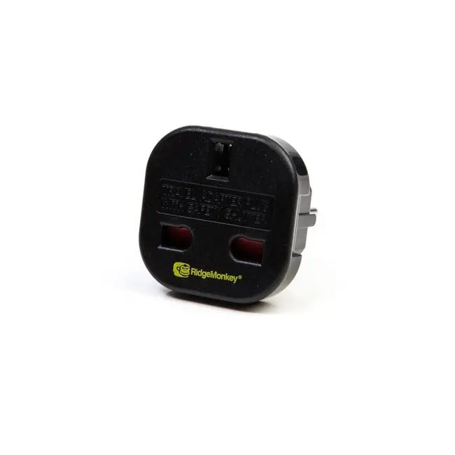 Ridgemonkey vault uk 3 pin to eu 2 pin adaptor