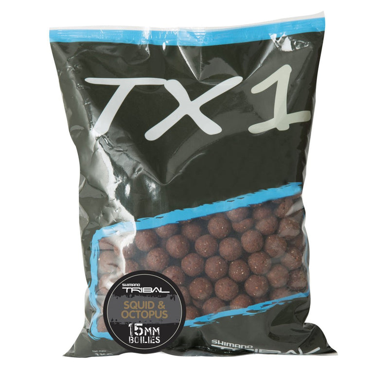 TX1 Squid & Octopus Boilies - 1KG - Bruin