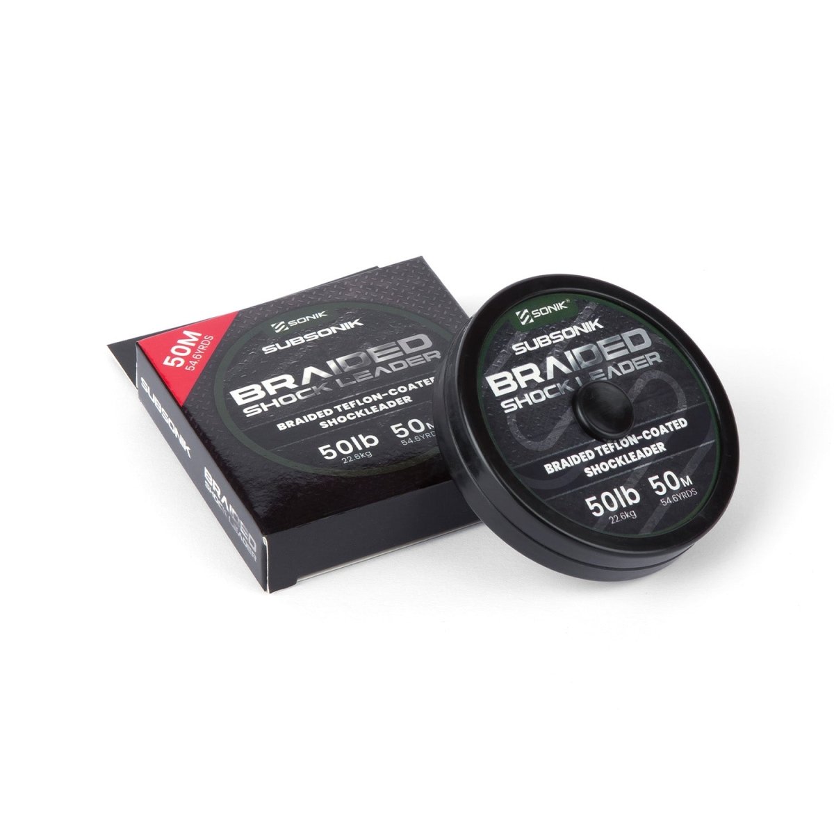 Sonik Sports Braided Shock Leader - 50lb - 100m - KarperCentrale