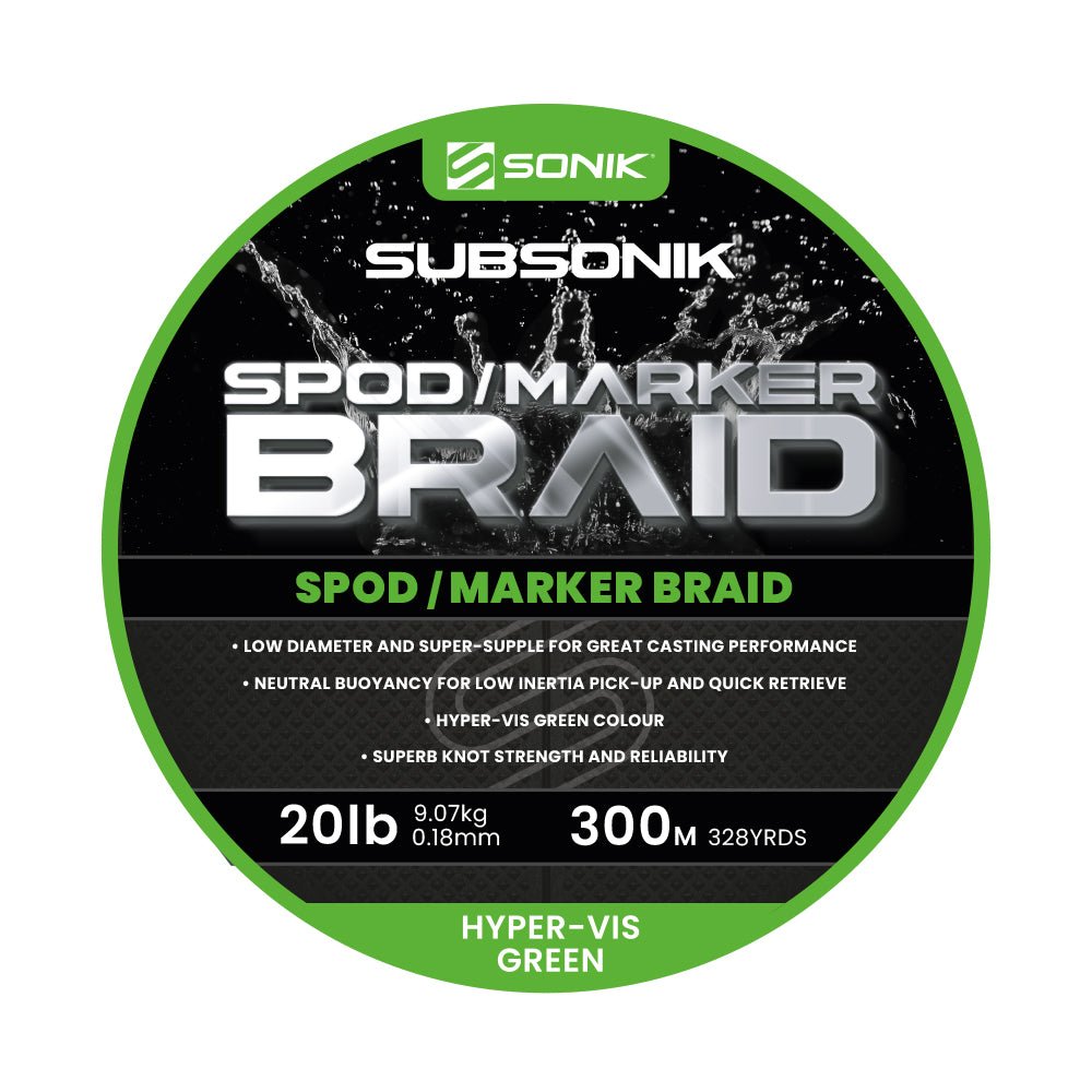 Sonik Sports Spod/Marker - Braid - 0.18mm - 300m - KarperCentrale