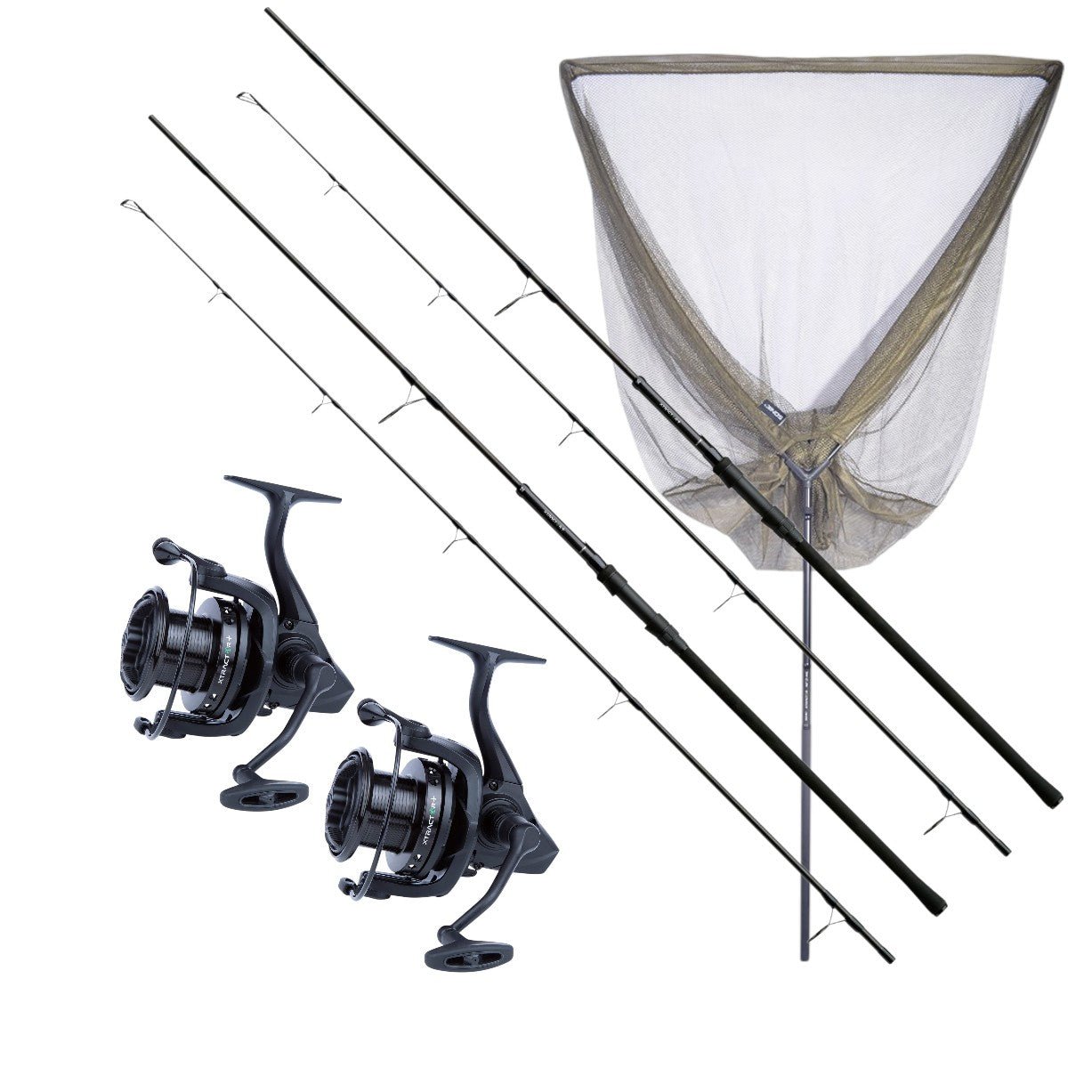 Sonik Sports Xtractor+ - 2 Hengel - Carp Kit - 10FT - 3.00B - KarperCentrale