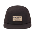 5 Panel Black Cap