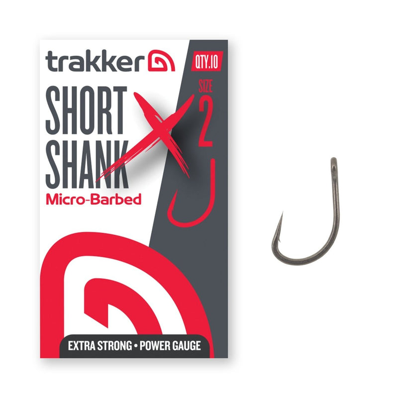 Short Shank XS Hooks - Micro Barbed
