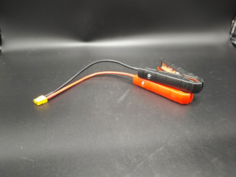 Cable Set - XT60 - Female to Clamps | 14AWG | 20CM
