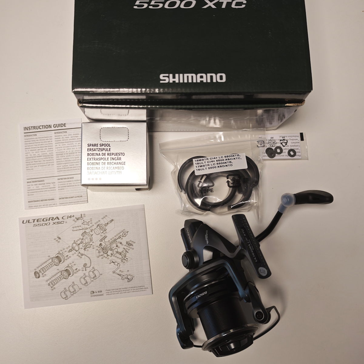 What's in the box – Ultegra - Ci4+ 5500 XTC